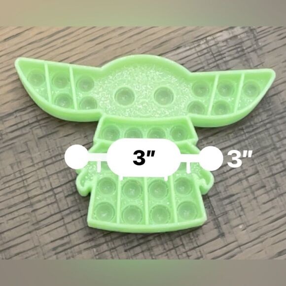Pop It Fidget Toy Yoda Star Wars or Panda *Choose 1 or Bundle to Save* - Picture 9 of 9